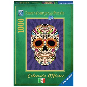 Ravensburger (19686) - "Calavera mexicana" - 1000 Teile Puzzle