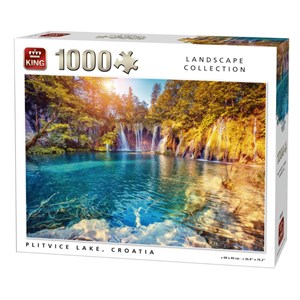 King International (05651) - "Plitvice, Kroatien" - 1000 Teile Puzzle