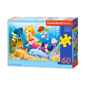 Castorland (B-06854) - "Little Mermaid" - 60 Teile Puzzle