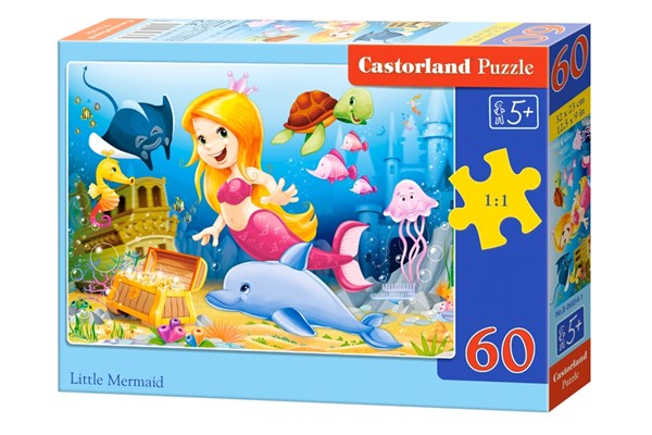 Castorland (B-06854) - "Little Mermaid" - 60 Teile Puzzle
