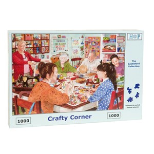 The House of Puzzles (3992) - "Crafty Corner" - 1000 Teile Puzzle