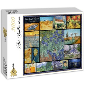 Grafika (00837) - Vincent van Gogh: "Collage" - 2000 Teile Puzzle