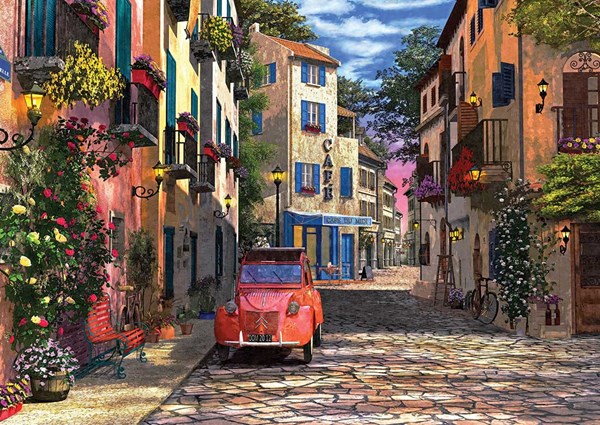 KS Games (11358) - Dominic Davison: "Rue Française" - 1000 Teile Puzzle