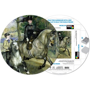 Pigment Hue (RRENR-41205) - Pierre-Auguste Renoir: "Woman riding horse" - 140 Teile Puzzle