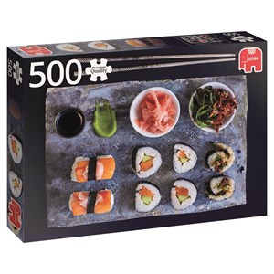 Jumbo (18537) - "Sushi schmeckt lecker" - 500 Teile Puzzle