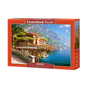 Castorland (C-103676) - "Traumhafte Abtei am Comer See" - 1000 Teile Puzzle