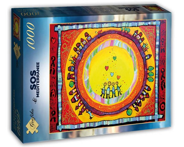 Grafika (00934) - "Familienportrait" - 1000 Teile Puzzle