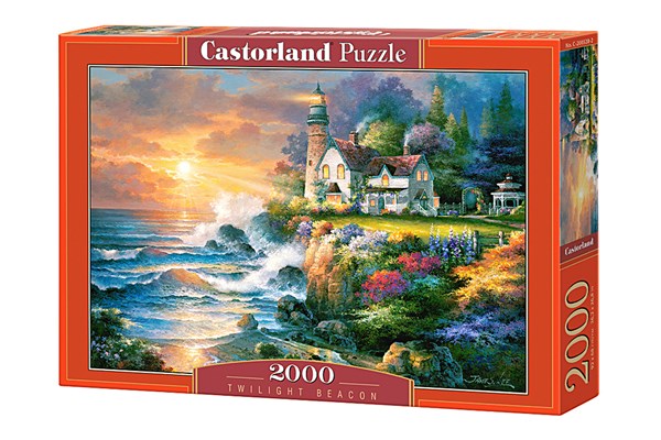 Castorland (C-200528) - "Leuchtturm in der Dämmerung" - 2000 Teile Puzzle