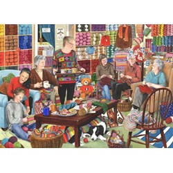 The House of Puzzles (3220) - "Knit & Natter" - 1000 Teile Puzzle