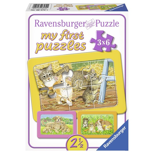 Ravensburger (06572) - "Liebste Haustiere" - 6 Teile Puzzle