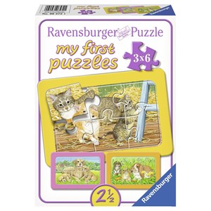 Ravensburger (06572) - "Liebste Haustiere" - 6 Teile Puzzle
