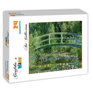 Grafika Kids (00230) - Claude Monet: "Water Lilies and the Japanese bridge, 1897-1899" - 24 Teile Puzzle