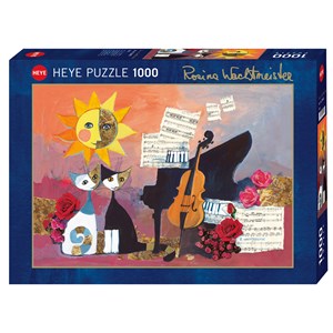 Heye (29449) - Rosina Wachtmeister: "Cello" - 1000 Teile Puzzle