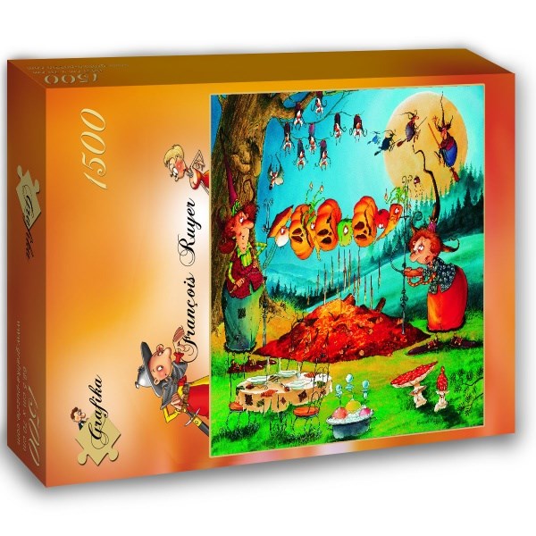 Grafika (02147) - François Ruyer: "Die Hexe" - 1500 Teile Puzzle