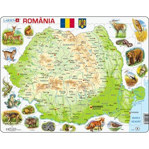 Larsen (K67) - "Rumänien (auf Rumänisch)" - 68 Teile Puzzle