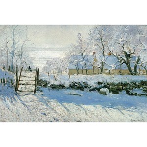 Puzzle Michele Wilson (C803-650) - Claude Monet: "Die Elster" - 650 Teile Puzzle