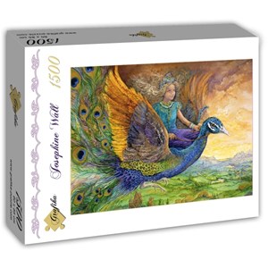 Grafika (T-00275) - Josephine Wall: "Peacock Princess" - 1500 Teile Puzzle