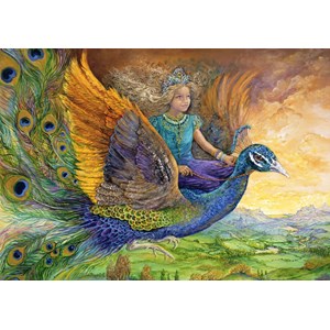 Grafika (T-00275) - Josephine Wall: "Peacock Princess" - 1500 Teile Puzzle