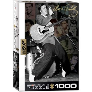 Eurographics (6000-0814) - "Elvis Presley, Beim Auftritt" - 1000 Teile Puzzle