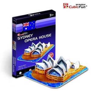 Cubic Fun (S3001H) - "Opernhaus, Sydney, Australien" - 30 Teile Puzzle