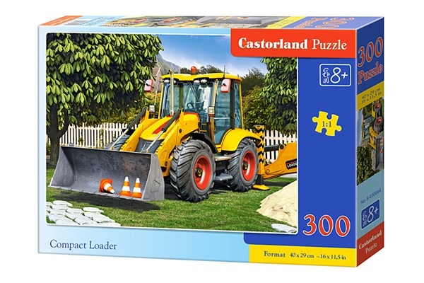 Castorland (B-030064) - "Gelber Frontlader" - 300 Teile Puzzle