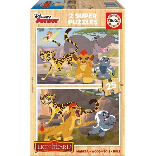 Educa (16795) - "The Lion Guard" - 25 Teile Puzzle