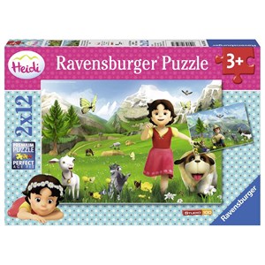 Ravensburger (07593) - "Heidis Alpenmärchen" - 12 Teile Puzzle