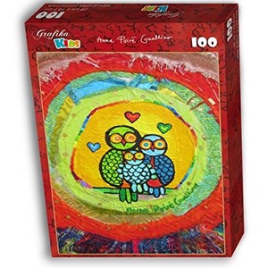 Grafika Kids (01741) - Anne Poire, Patrick Guallino: "Le Nid Porte-bonheur" - 100 Teile Puzzle