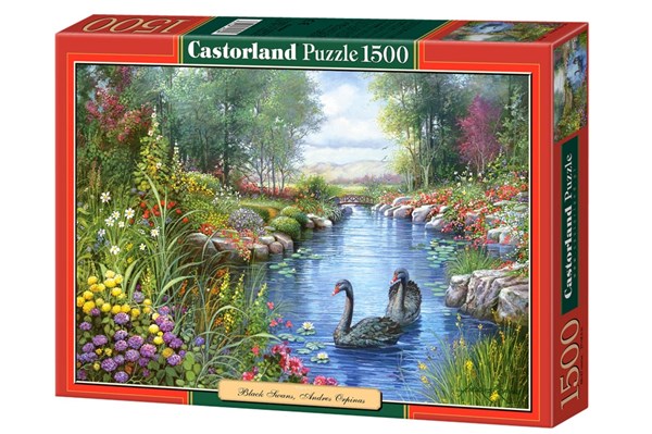 Castorland (C-151042) - "Schwarze Schwäne" - 1500 Teile Puzzle