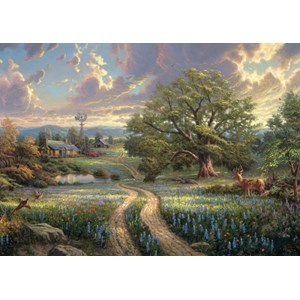 Schmidt Spiele (58461) - Thomas Kinkade: "Country Living" - 1000 Teile Puzzle