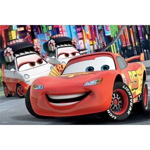 Trefl (17211) - "Cars 2: Willkommen in Tokio" - 60 Teile Puzzle