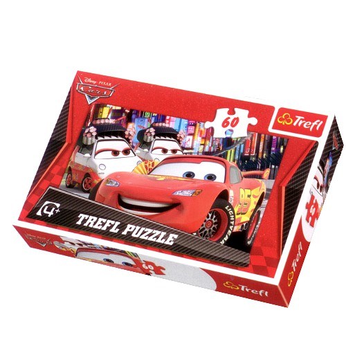 Trefl (17211) - "Cars 2: Willkommen in Tokio" - 60 Teile Puzzle