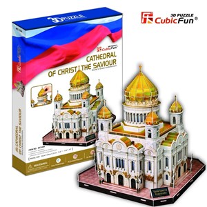 Cubic Fun (MC125H) - "Christ-Erlöser-Kathedrale, Moskau" - 127 Teile Puzzle