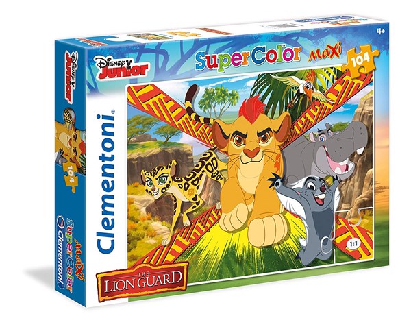 Clementoni (23978) - "Die Garde der Löwen" - 104 Teile Puzzle