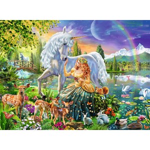 Ravensburger (13673) - "Magische Begegnung" - 200 Teile Puzzle