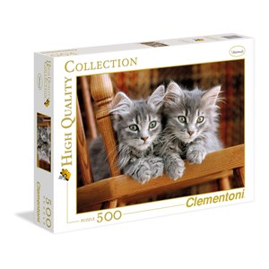 Clementoni (30545) - "Kätzchen" - 500 Teile Puzzle