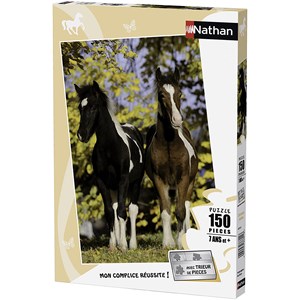 Nathan (86804) - "Horses" - 150 Teile Puzzle