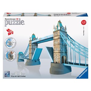 Ravensburger (12559) - "Tower Bridge, London" - 216 Teile Puzzle