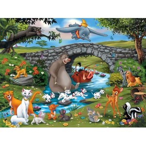 Ravensburger (10947) - "Die Familie der Animal Friends" - 100 Teile Puzzle