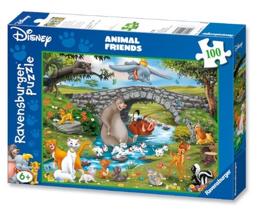 Ravensburger (10947) - "Die Familie der Animal Friends" - 100 Teile Puzzle