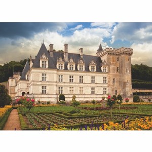 D-Toys (67562-FC04) - "Französisches Schloss, Château de Villandry" - 1000 Teile Puzzle