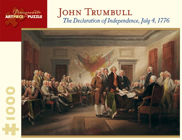 Pomegranate (AA676) - John Trumbull: "The Declaration of Independence, July 4, 1776" - 1000 Teile Puzzle