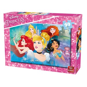King International (05695-A) - "Disney Princess" - 99 Teile Puzzle