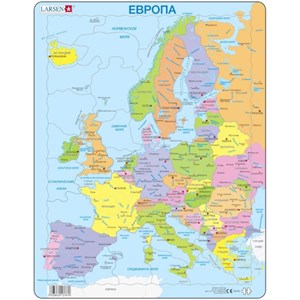 Larsen (A8-RU) - "Europe - RU" - 37 Teile Puzzle