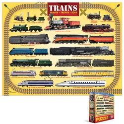 Eurographics (8104-0090) - "Züge" - 100 Teile Puzzle