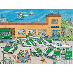 Ravensburger (10867) - "Polizeirevier" - 100 Teile Puzzle