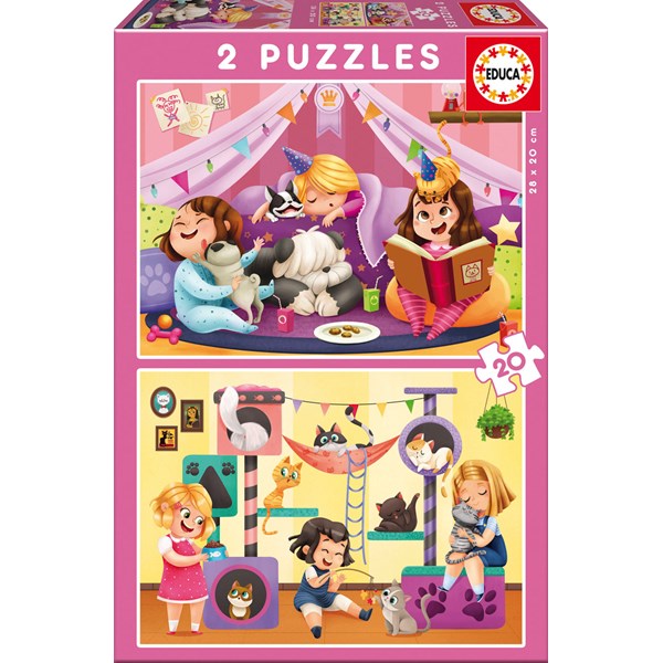 Educa (17148) - "Pijama Party" - 20 Teile Puzzle