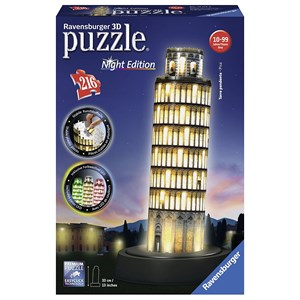 Ravensburger (12521) - "Schiefer Turm von Pisa" - 216 Teile Puzzle