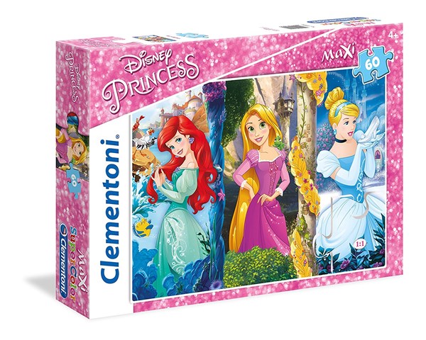 Clementoni (26416) - "Disney Prinzessinnen, Zauberhaft" - 60 Teile Puzzle
