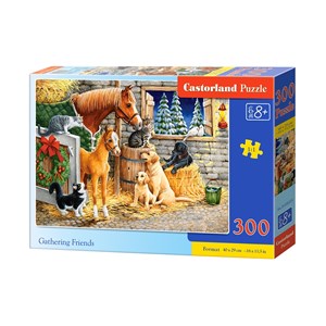 Castorland (B-030255) - "Verspielte Tiere" - 300 Teile Puzzle